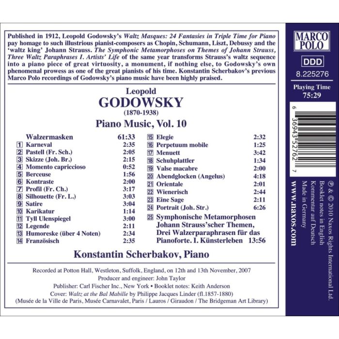 Godowsky: Walzermasken - Piano Music Vol. 10 - slide-1