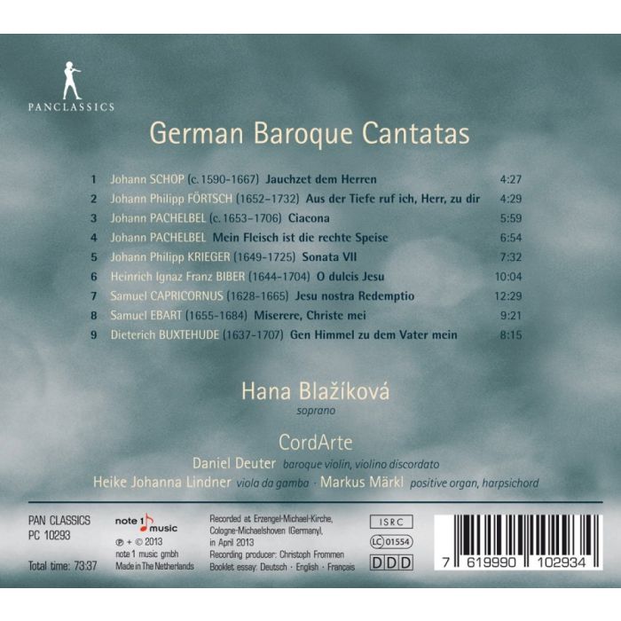 German Baroque Cantatas - Schop, Ebart, Biber, Pachelbel, Buxtehude, ... - slide-1