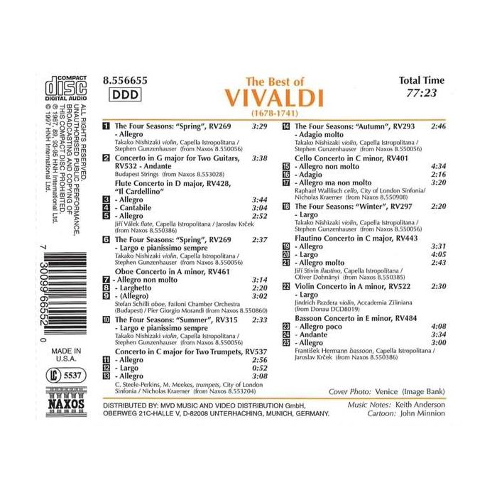 THE BEST OF VIVALDI - slide-1
