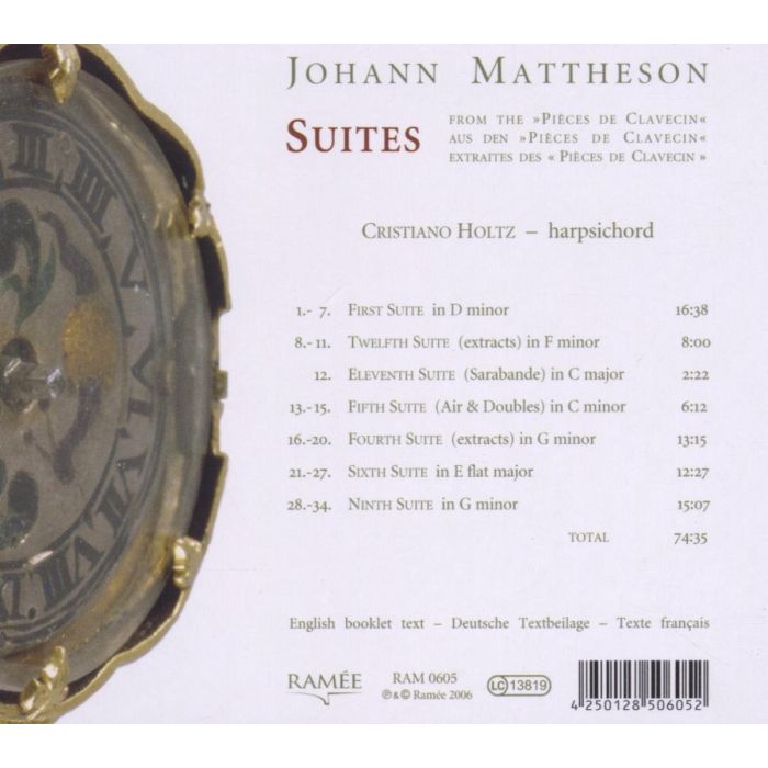 Mattheson: Suites Clavecin - slide-1