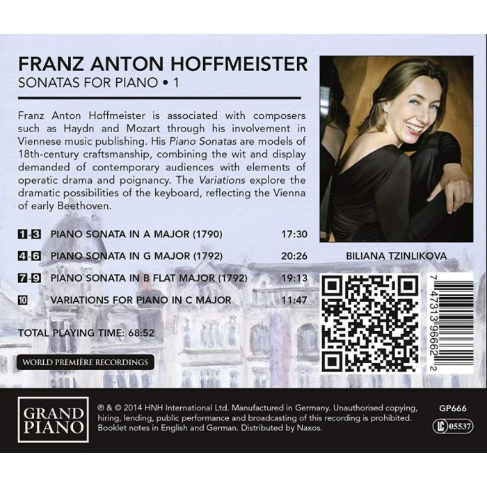 Hoffmeister: Piano Sonatas Vol. 1 - slide-1