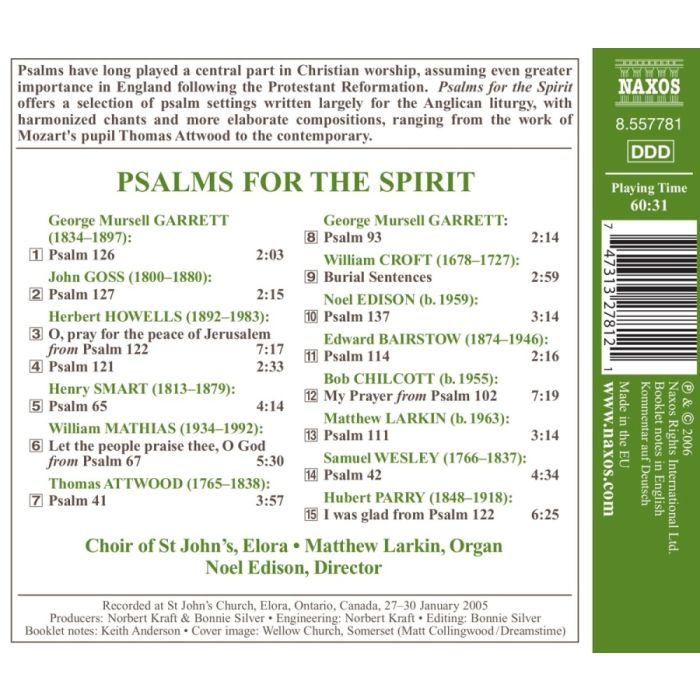 PSALMS FOR THE SPIRIT - slide-1