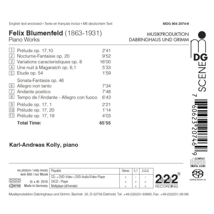 Blumenfeld: Piano Works - slide-1