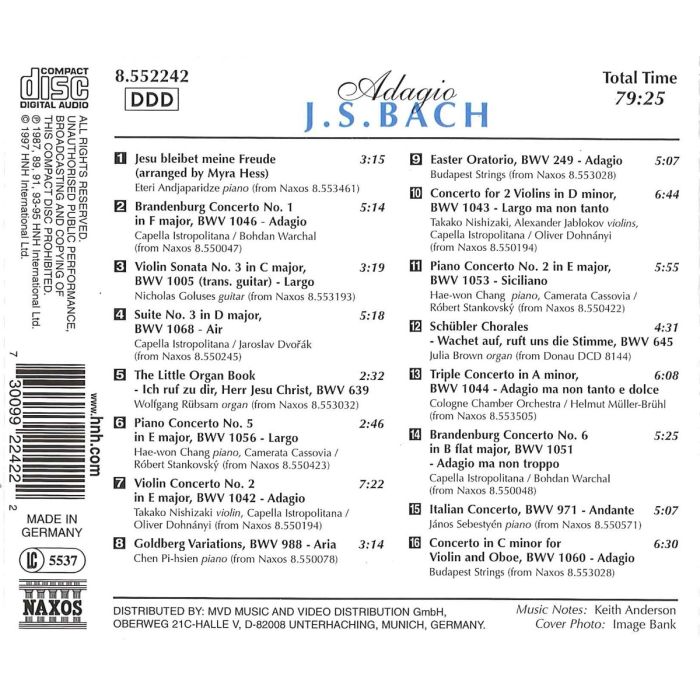 ADAGIO - BACH J.S. - slide-1