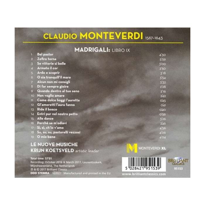 Monteverdi: Madrigali, Libro IX - slide-1