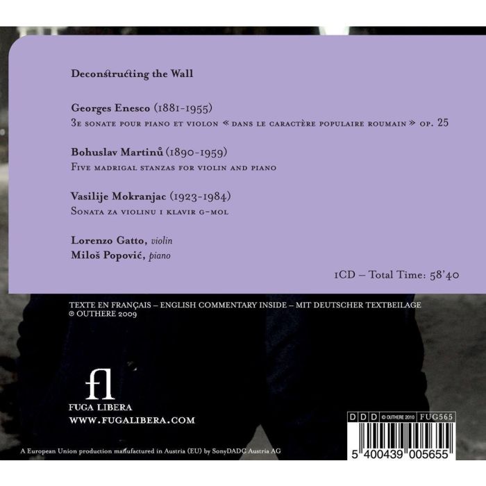 Enescu: Piano Sonata 3/ Martinu: 5 Madrigals/ Mokranjac: Sonata - slide-1