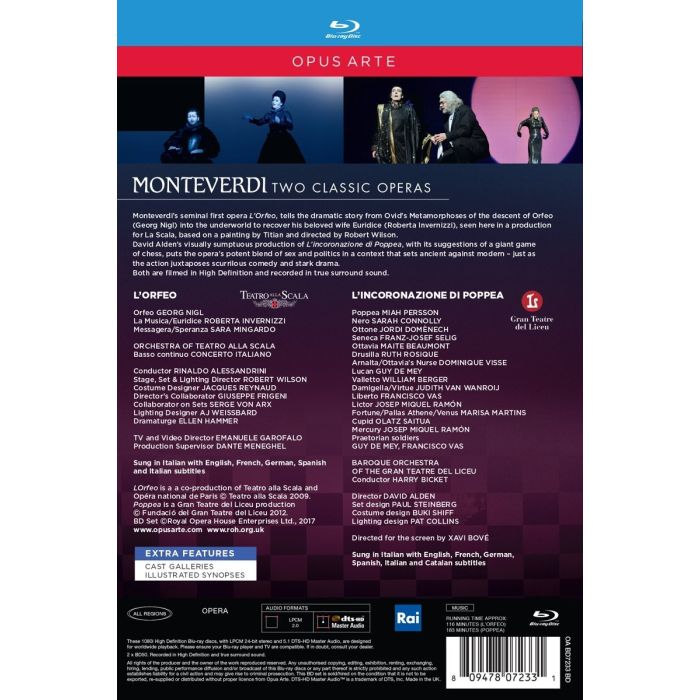Monteverdi: Two Classic Operas - L’Orfeo; L’incoronazione di Poppea - slide-1