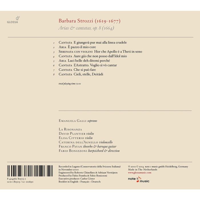 Strozzi: Arias & Cantatas - slide-1