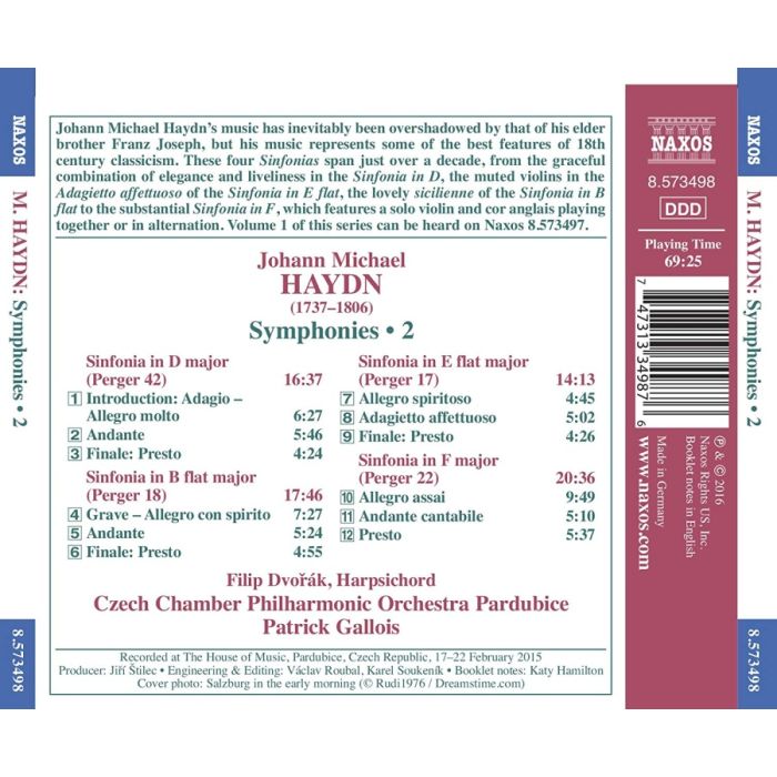 Haydn, Michael: Symphonies Vol. 2 - slide-1