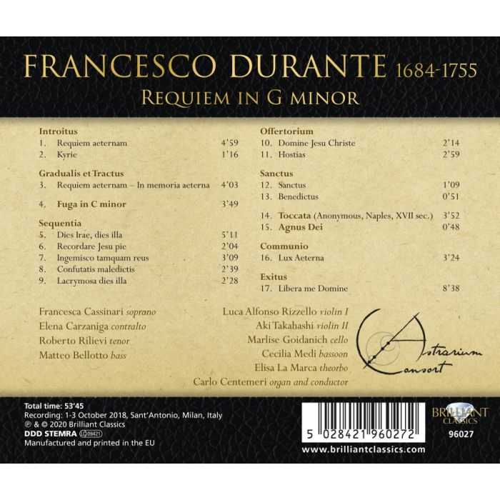 Durante: Requiem in G Minor - slide-1