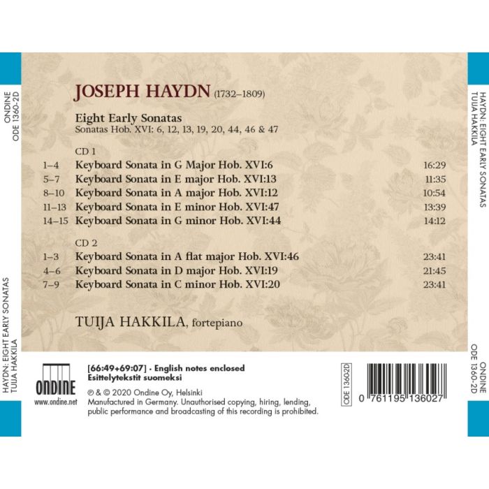 Haydn: Eight Early Sonatas - slide-1