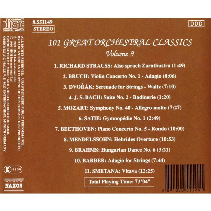 101 GREAT ORCHESTRAL CLASSICS vol. 9 - slide-1