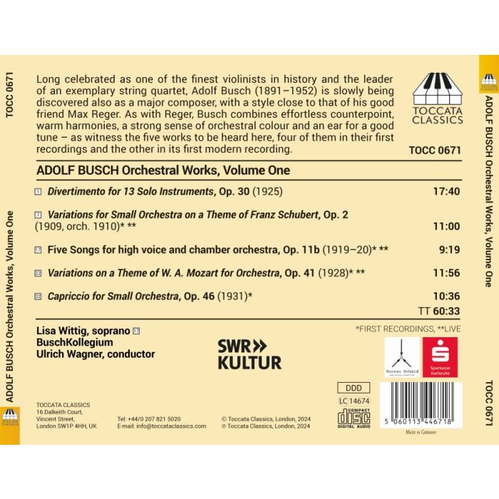 Busch: Orchestral Works Vol. 1 - slide-1