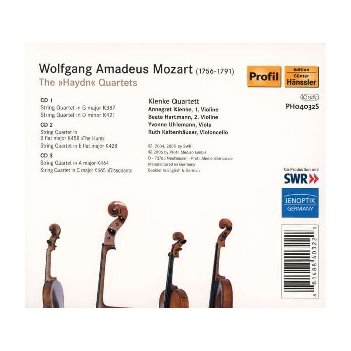 Mozart: String Quartets Nos 14 - 19 - slide-1