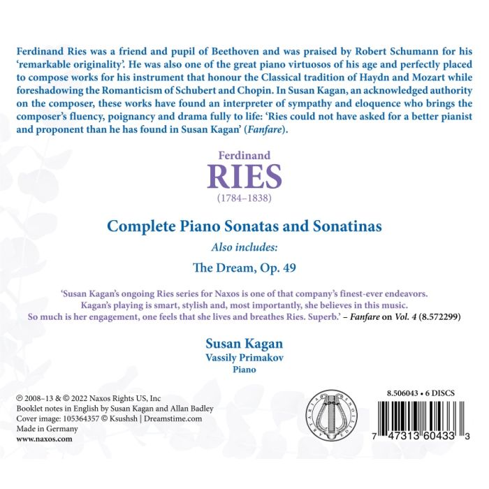Ries: Complete Piano Sonatas and Sonatinas - slide-1