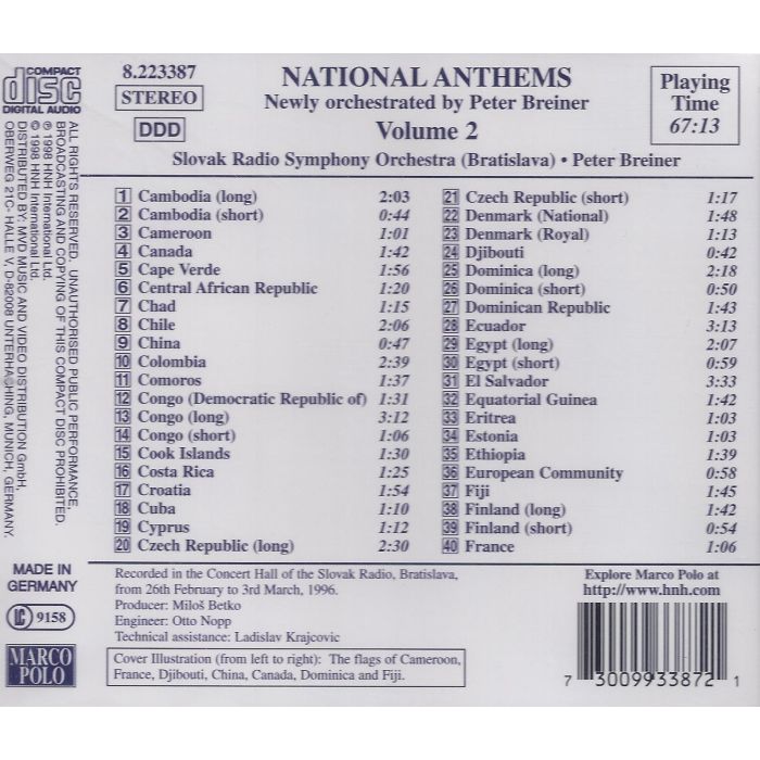 NATIONAL ANTHEMS vol. 2 - Cambodia, France - slide-1