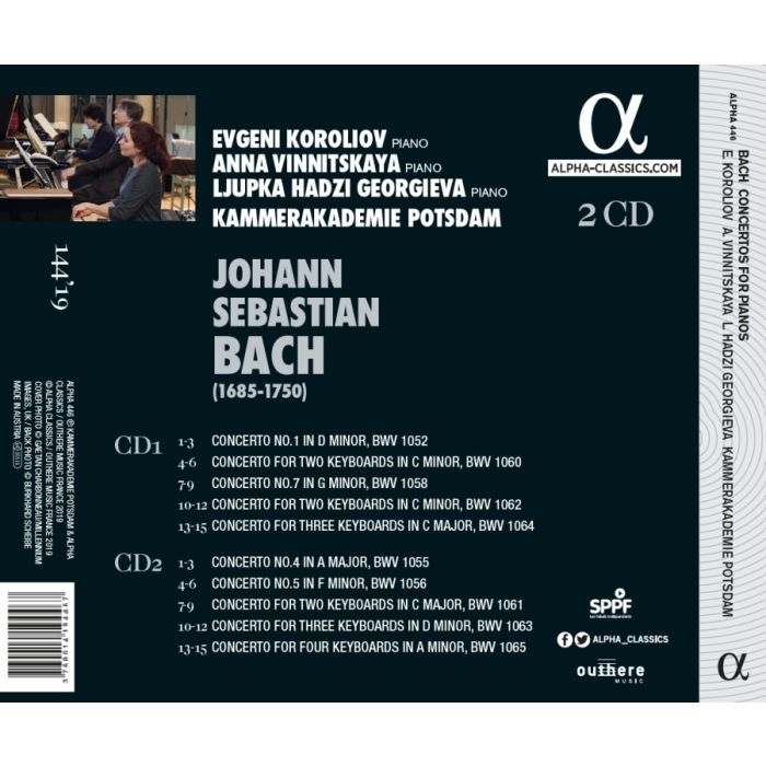 Bach: Concertos for Pianos - slide-1