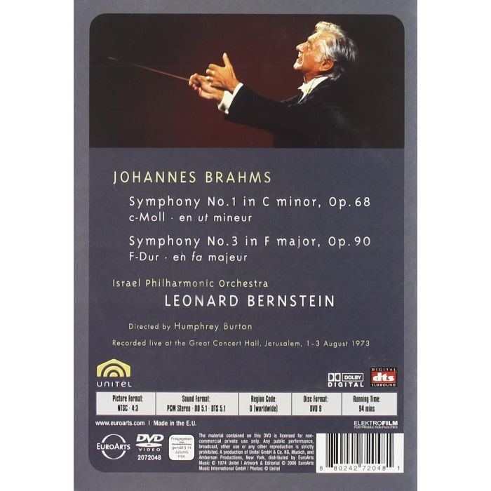 Brahms: Symphony no. 1 & 3 - slide-1