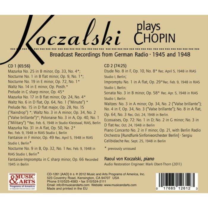 Koczalski plays Chopin - slide-1