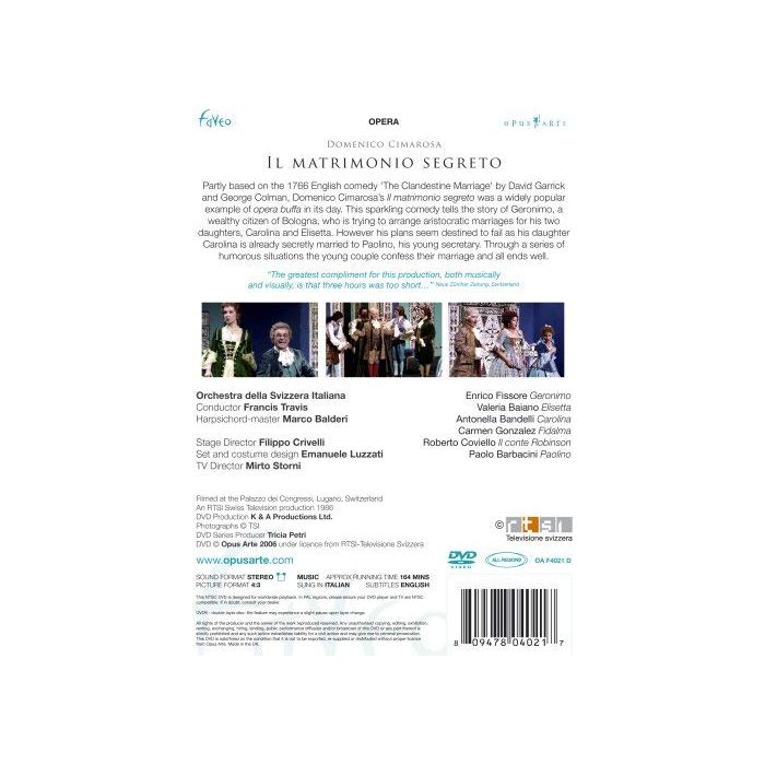 Cimarosa:  Il Matrimonio Segreto - slide-1
