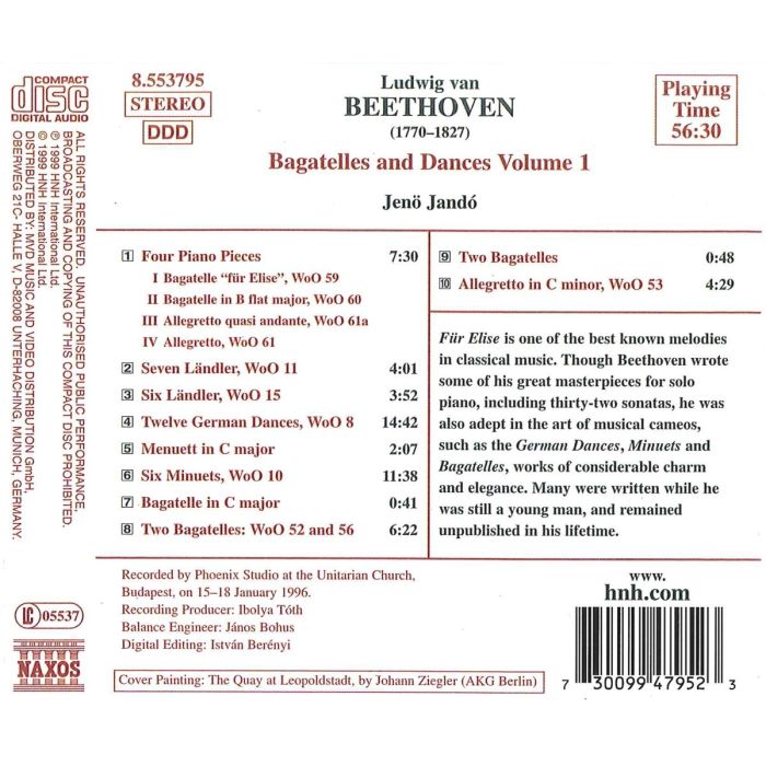 BEETHOVEN: Bagatelles and Dances - slide-1