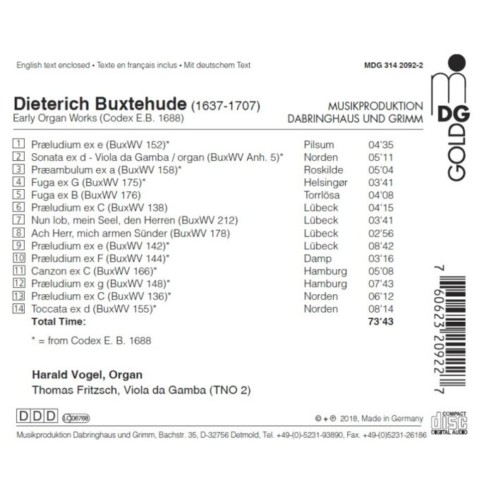 Buxtehude: Early Organ Works - slide-1