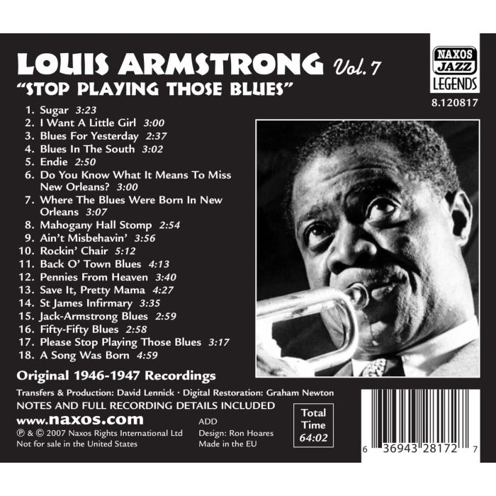 Louis Armstrong: Stop Playing Those Blue - slide-1