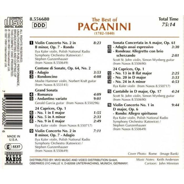 THE BEST OF PAGANINI - slide-1