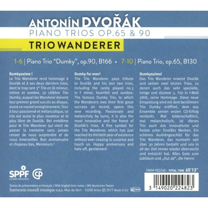 Dvorak: Piano Trios op. 65 & 90 - slide-1
