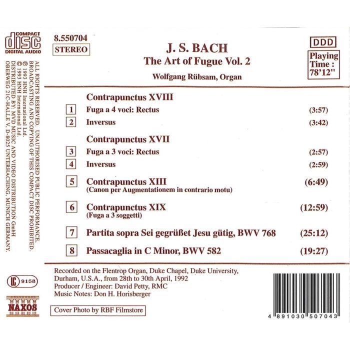BACH: The Art of Fuge Vol. 2 - slide-1
