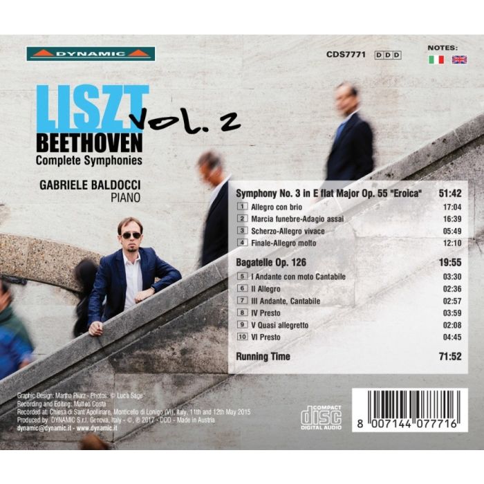 Liszt - Beethoven: Complete Symphonies Vol. 2 - No. 3 