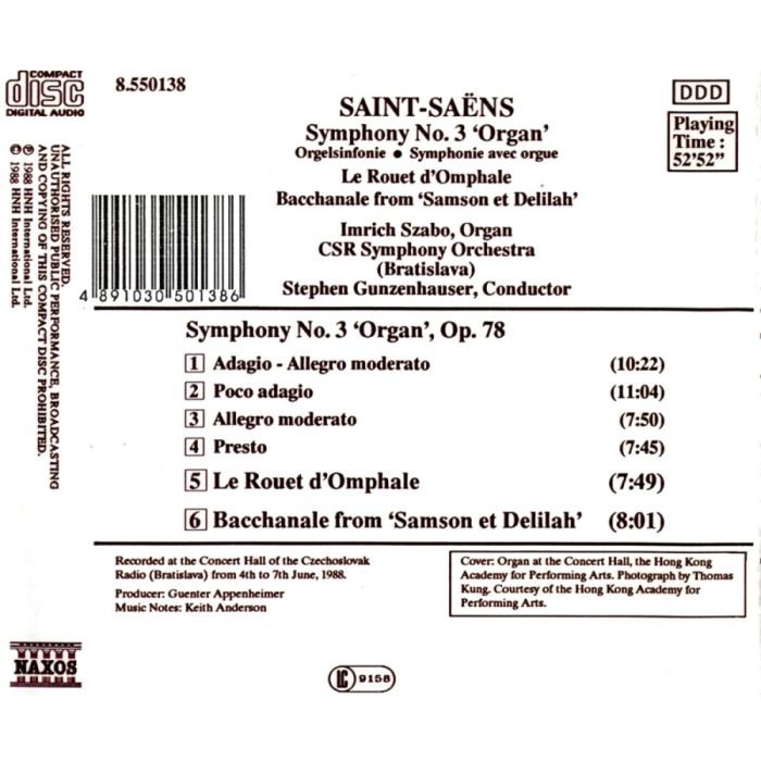 Saint-Saëns: Symphony No. 3 - slide-1
