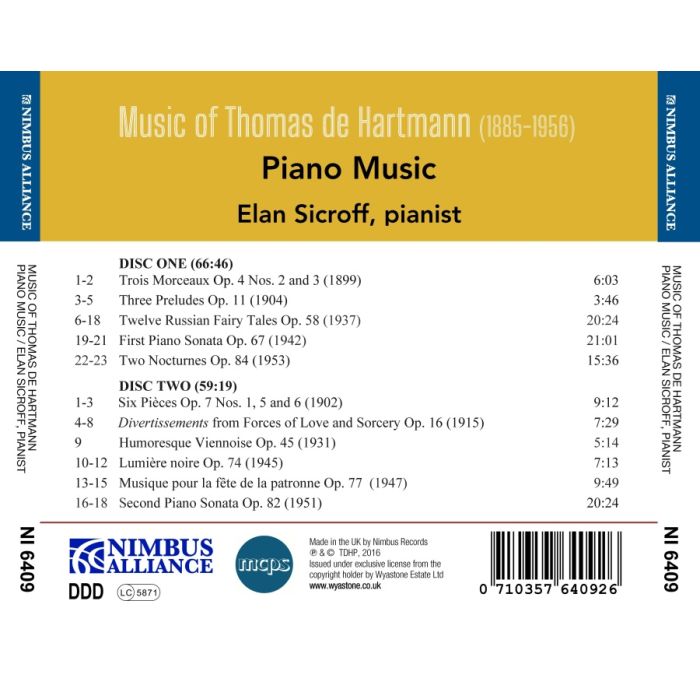 de Hartmann: Piano Music - slide-1