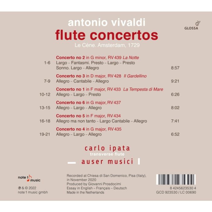 Vivaldi: Flute Concertos op. 10 - slide-1