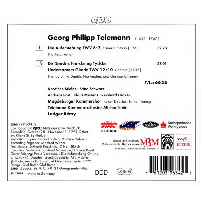 Telemann: Die Auferstehung - slide-1