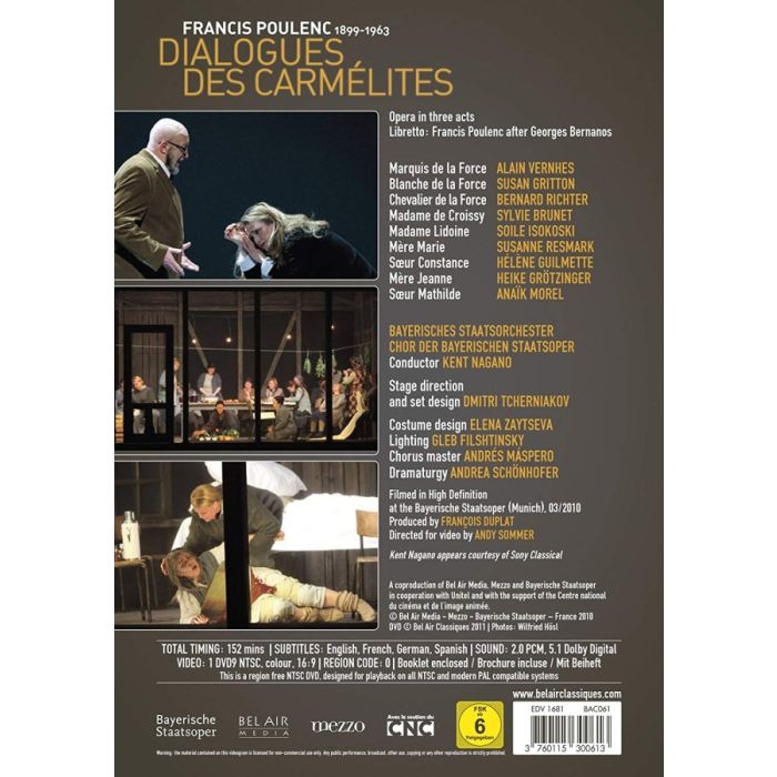 Poulenc: Dialogues des Carmélites / BAC 061 - slide-1