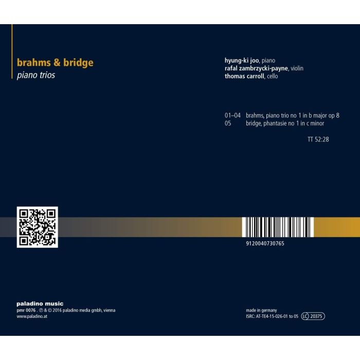 Brahms & Bridge: Piano Trios - slide-1