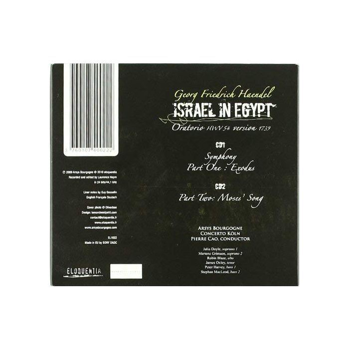 Handel: Israel in Egypt (2 CD) - slide-1