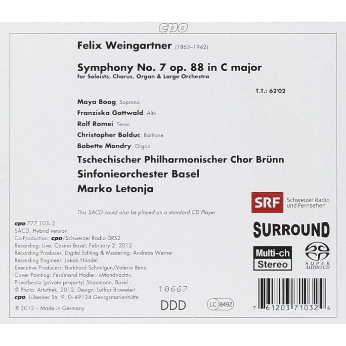 Weingartner: Symphony No. 7 - slide-1