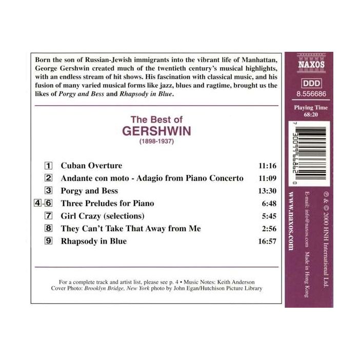 THE BEST OF GERSWHIN - slide-1