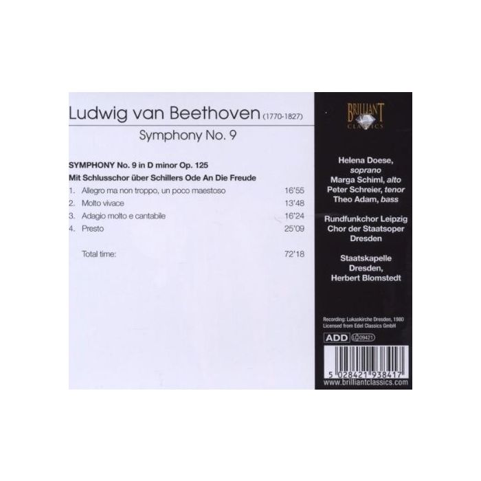 Beethoven: Symphony No. 9 