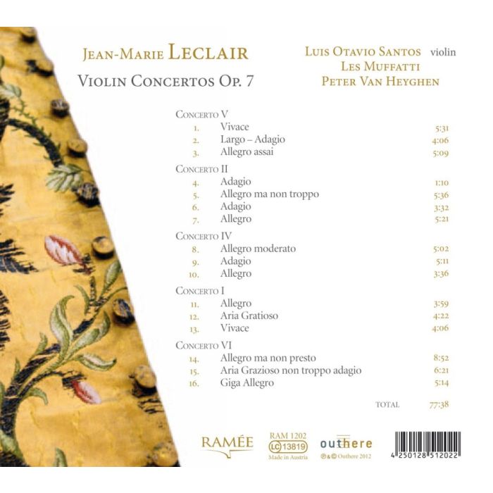 Leclair: Violin Concertos Op. 7 - slide-1