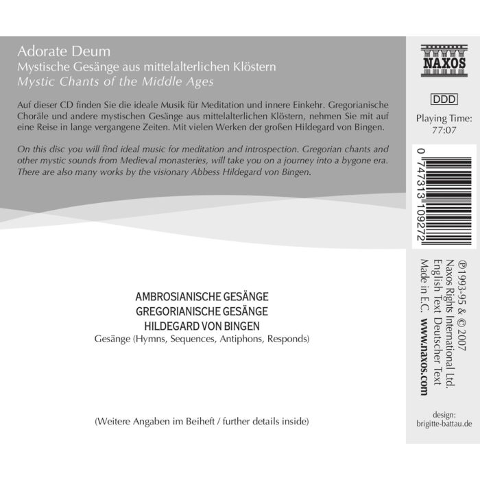 Adorate Deum - Mystic Chants Of The Middle Ages - slide-1