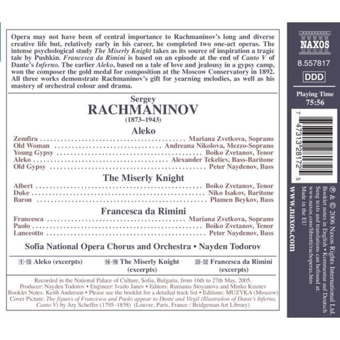 RACHMANINOV: Opera Highlights - slide-1
