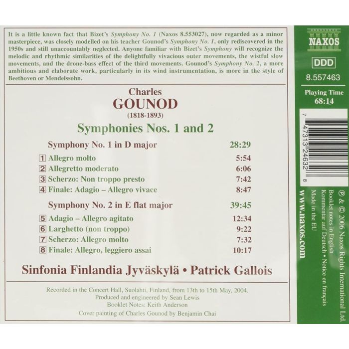 GOUNOD: Symphonies Nos. 1 and 2 - slide-1