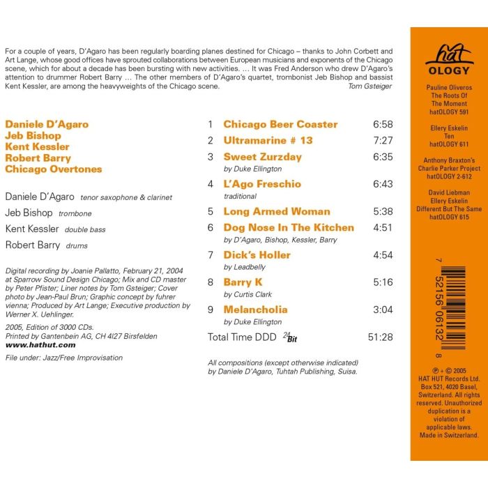 D'Agaro/Bishop/Kessler/Barry/Overtones: Chicago Overtones - slide-1