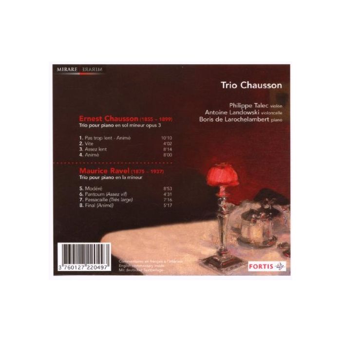 CHAUSSON/RAVEL: Trios avec piano - slide-1