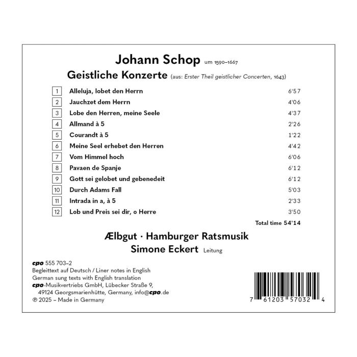 Schop: Erster Theil geistlicher Concerten   - slide-1