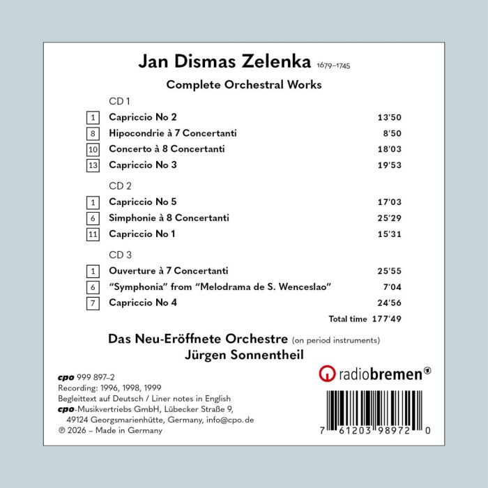 Zelenka - Complete Orchestral Works - slide-1