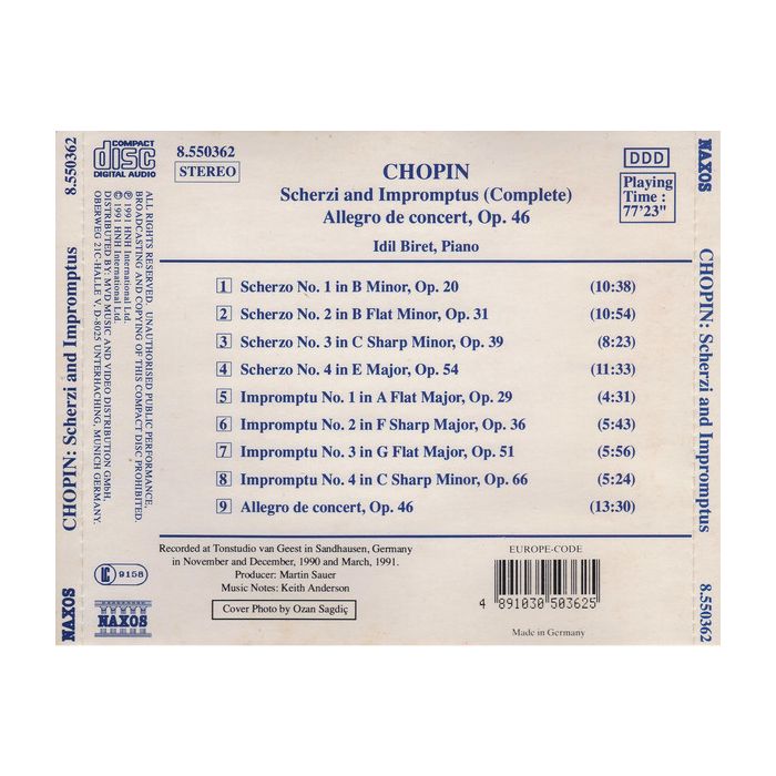 Chopin: Scherzi & Impromptus - slide-1